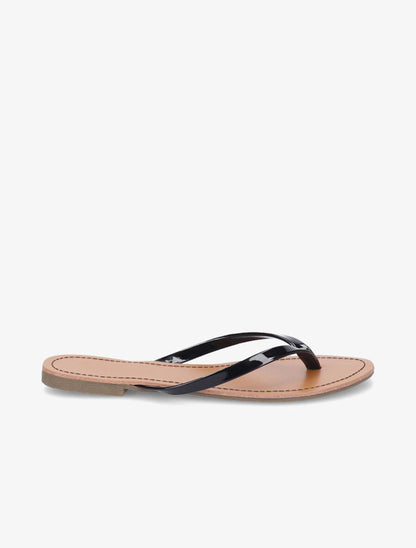 Tongs vernis - Noir - 5