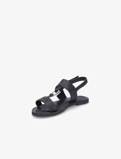 Nu-pieds à boucle géométrique - Noir - 3