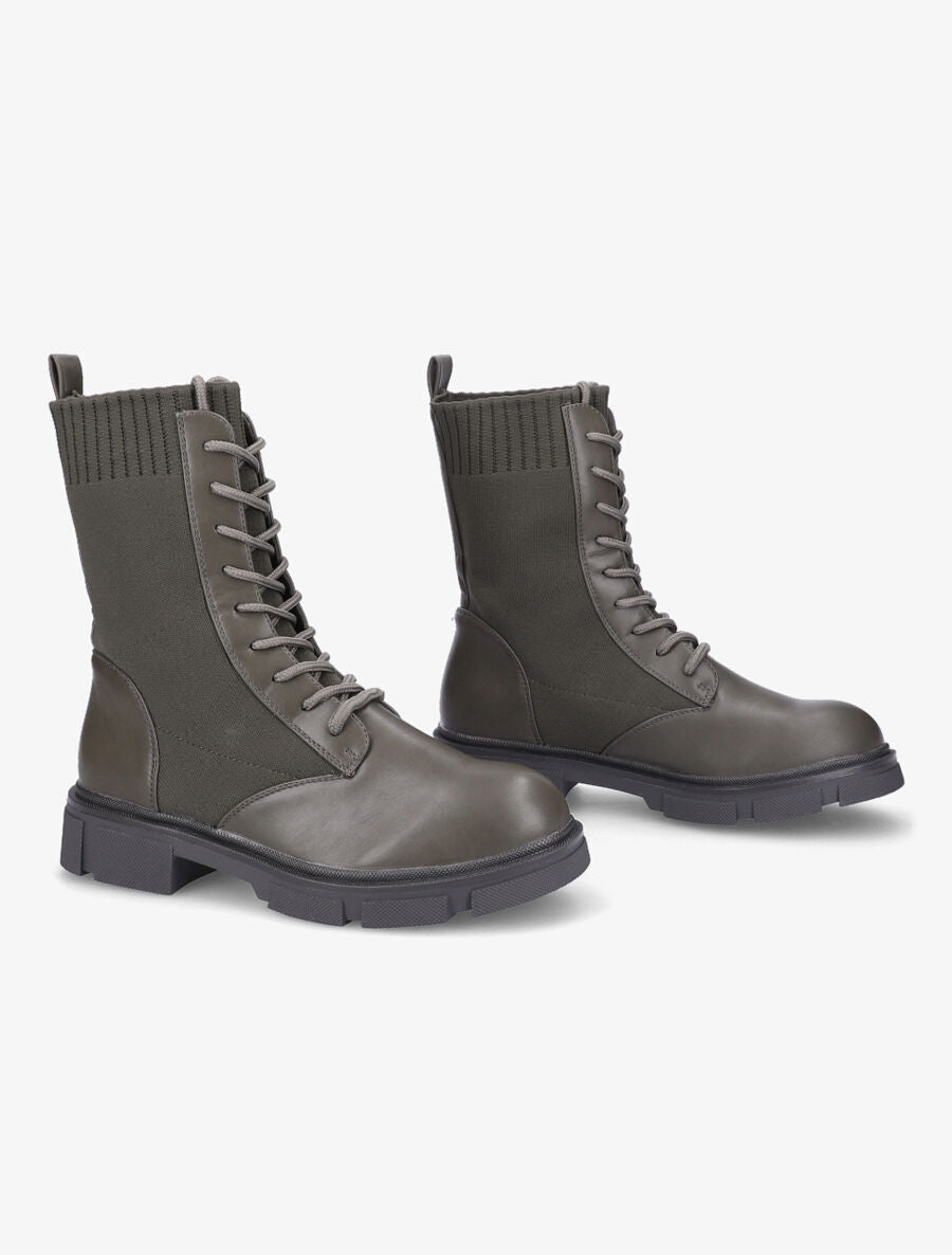 Rangers bi-matière - Kaki - 4