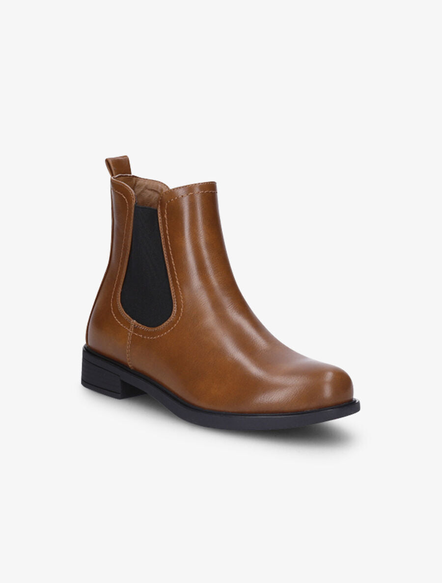 Chelsea boots en simili - Camel - 2
