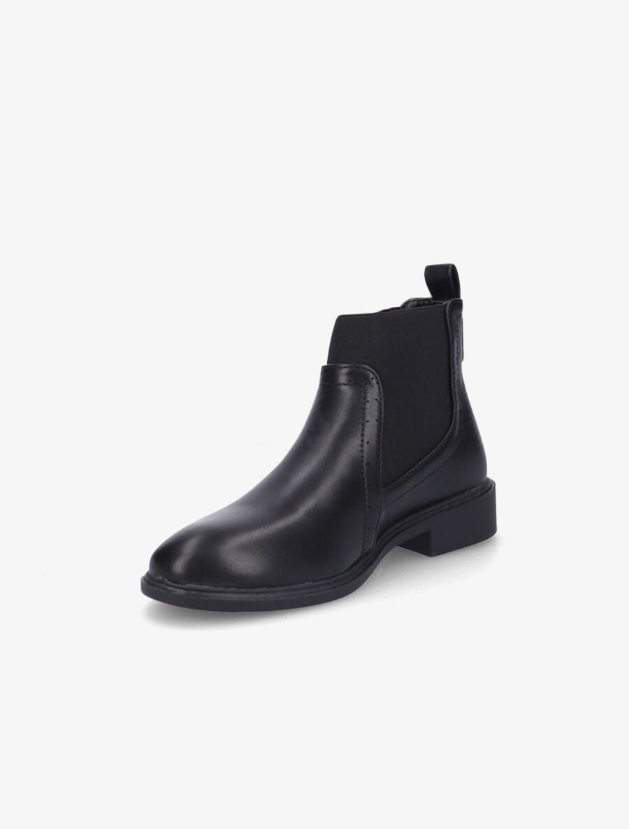 Bottines à cheville élastiquée - Noir - 3
