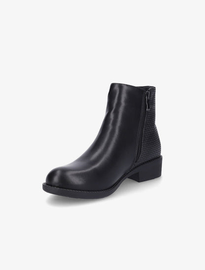 Bottines à contrefort tressé - Noir - 3