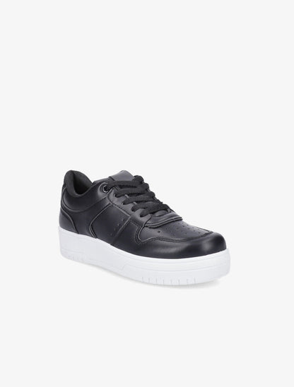 Sneakers en simili - Noir - 2