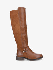 Bottes cavalières bi-matière - Camel - 5