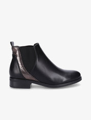 Bottines chelsea à liseré irisé - Noir - 5