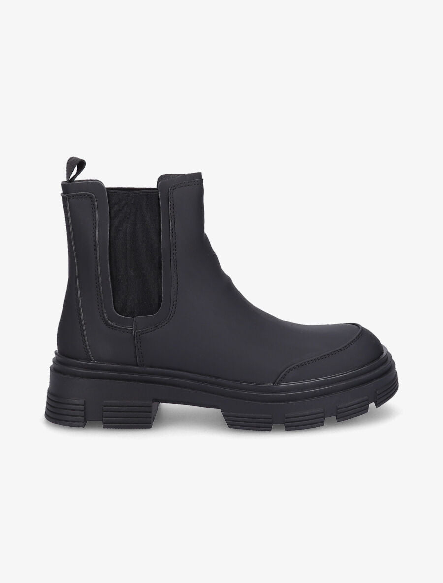 Chelsea boots à semelles crantées - Noir - 1