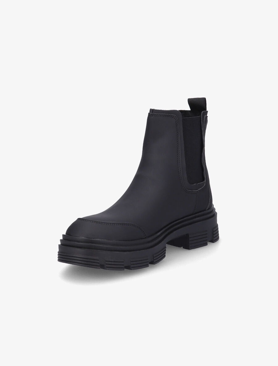 Chelsea boots à semelles crantées - Noir - 3