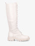 Bottes en simili à lacets - Beige - 5