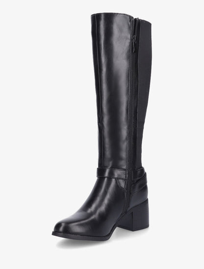 Bottes à contrefort élastiqué - Noir - 3