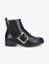 Bottines à bride carrée - Noir - 1