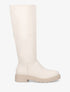 Bottes en simili effet gomme - Beige - 5