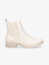 Boots style chelsea en simili - Beige - 5