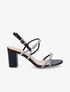 Sandales à talons et strass - Noir - 1