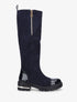 Bottes à bouts vernis - Marine - 1