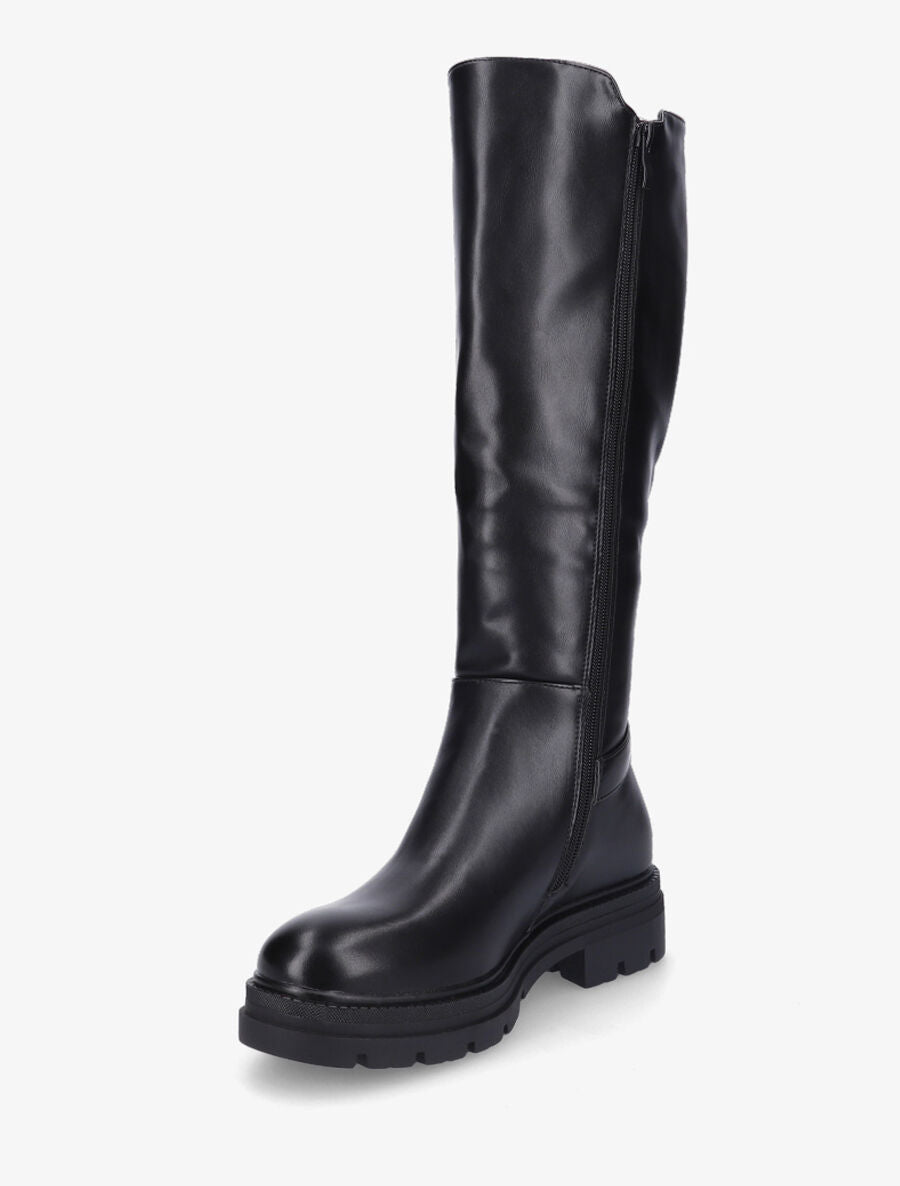 Bottes à boucle et semelles crantées - Noir - 3
