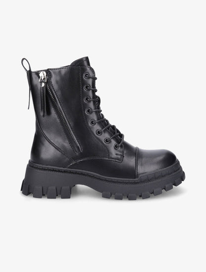 Boots militaire à zip - Noir - 1