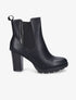 Bottines classiques à talon haut - Noir - 1