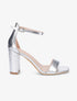 Sandales minimalistes à talon - Argent - 1