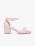 Sandales à bride classique en simili - Rose - 5
