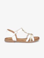 Nu-pieds tressés et irisés - Blanc - 5