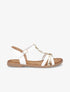 Nu-pieds tressés et irisés - Blanc - 5