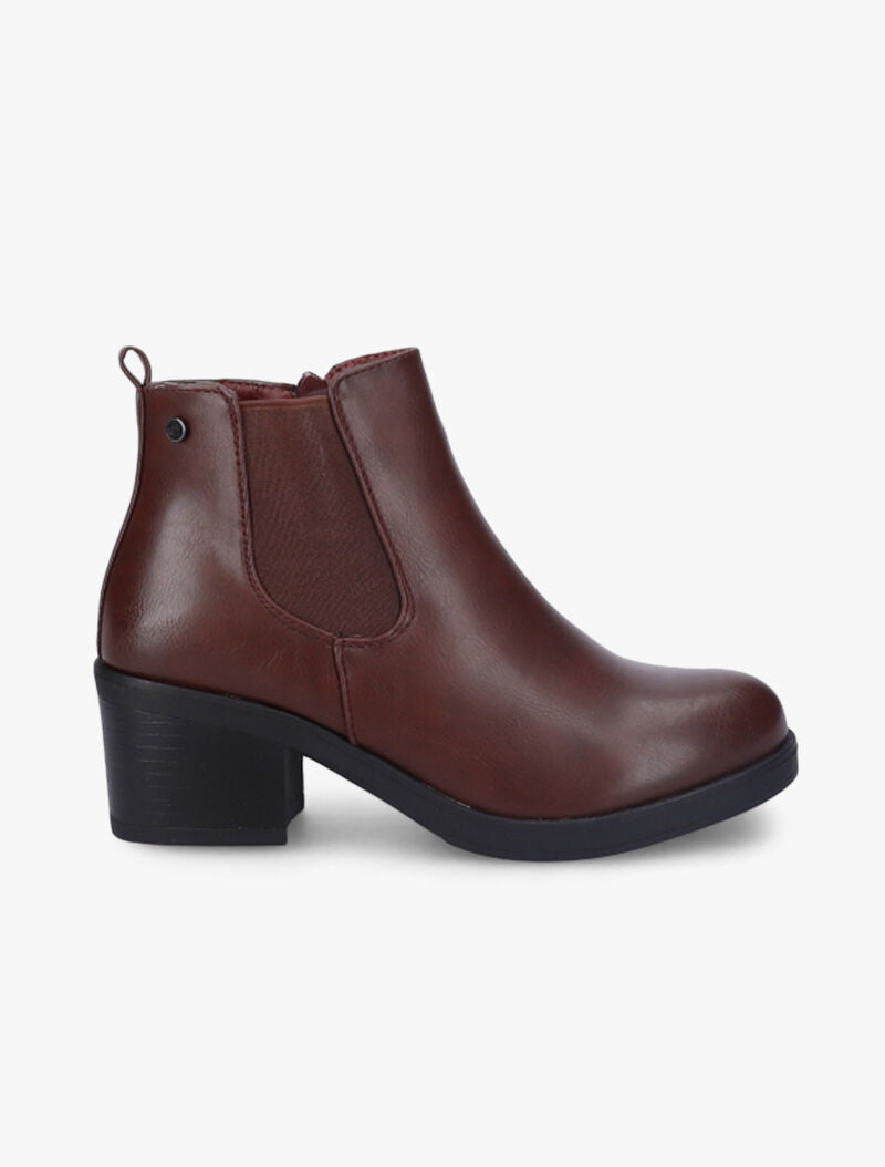 Bottines en simili ornée d&