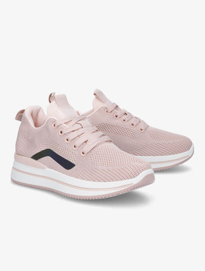 Running en toile bande holographique - Rose - 4