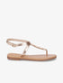 Nu-pieds à bride bijoux - Rose gold - 1