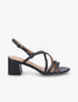 Sandales unies à brides tressées - Noir - 5
