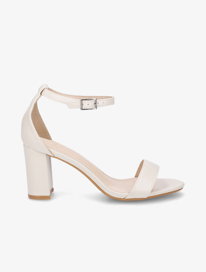 Sandales hautes à bride - Beige - 5