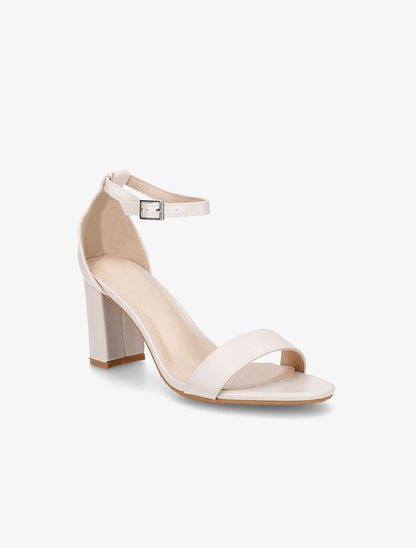 Sandales hautes à bride - Beige - 2