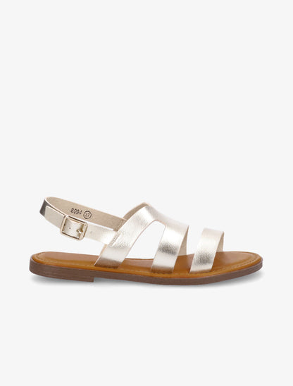 Nu-pieds classiques en simili - Or - 5