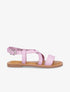 Nu-pieds basiques à brides croisées - Lilas - 1
