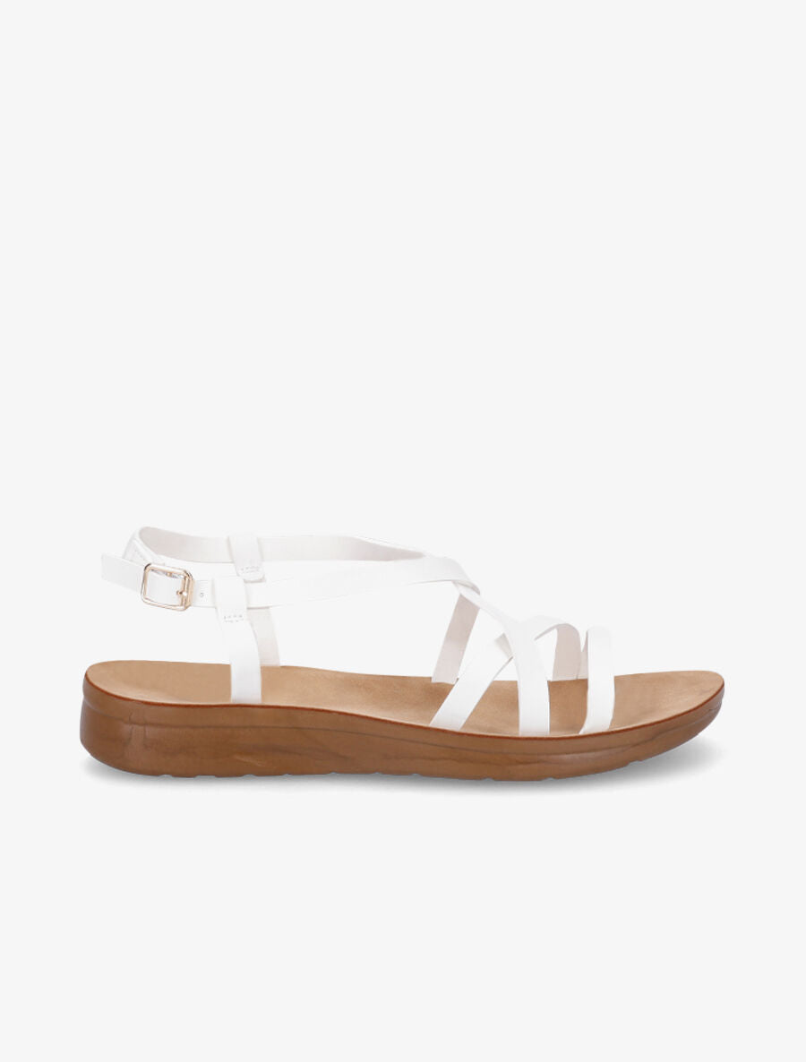 Nu-pieds basiques - Blanc - 1