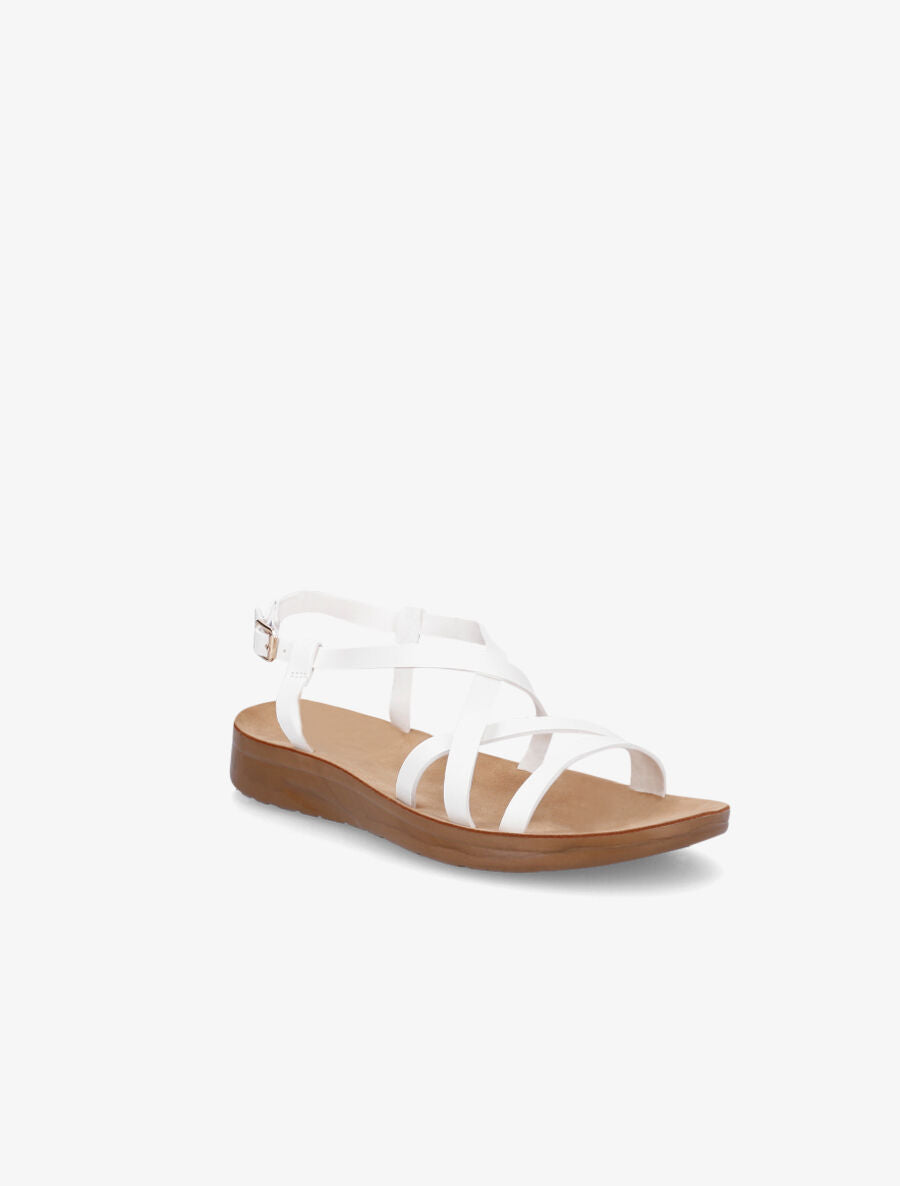 Nu-pieds basiques - Blanc - 2