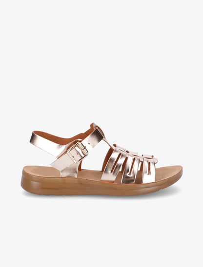 Nu-pieds style spartiates - Rose gold - 1