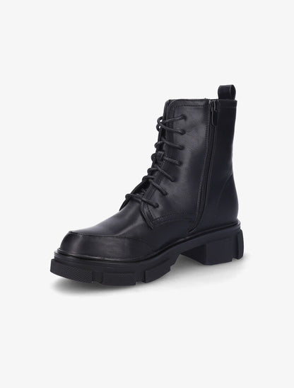 Bottines chunky à lacets - Noir - 4