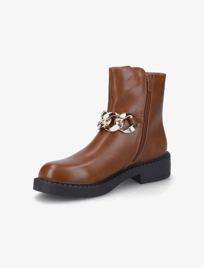 Boots à maillon doré XXL - Camel - 4