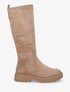Bottes en suédine - Camel - 1