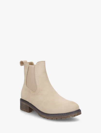 Bottines en suédine à semelle crantée - Taupe - 2