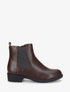 Bottines plates élastiquées et irisées - Marron - 5