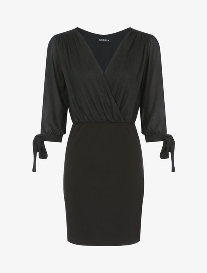 Robe à buste coupe boule - Noir - 1