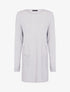 Robe pull à grandes poches - Gris clair - 1