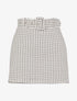 Short à imprimé petits carreaux - Noir - 1