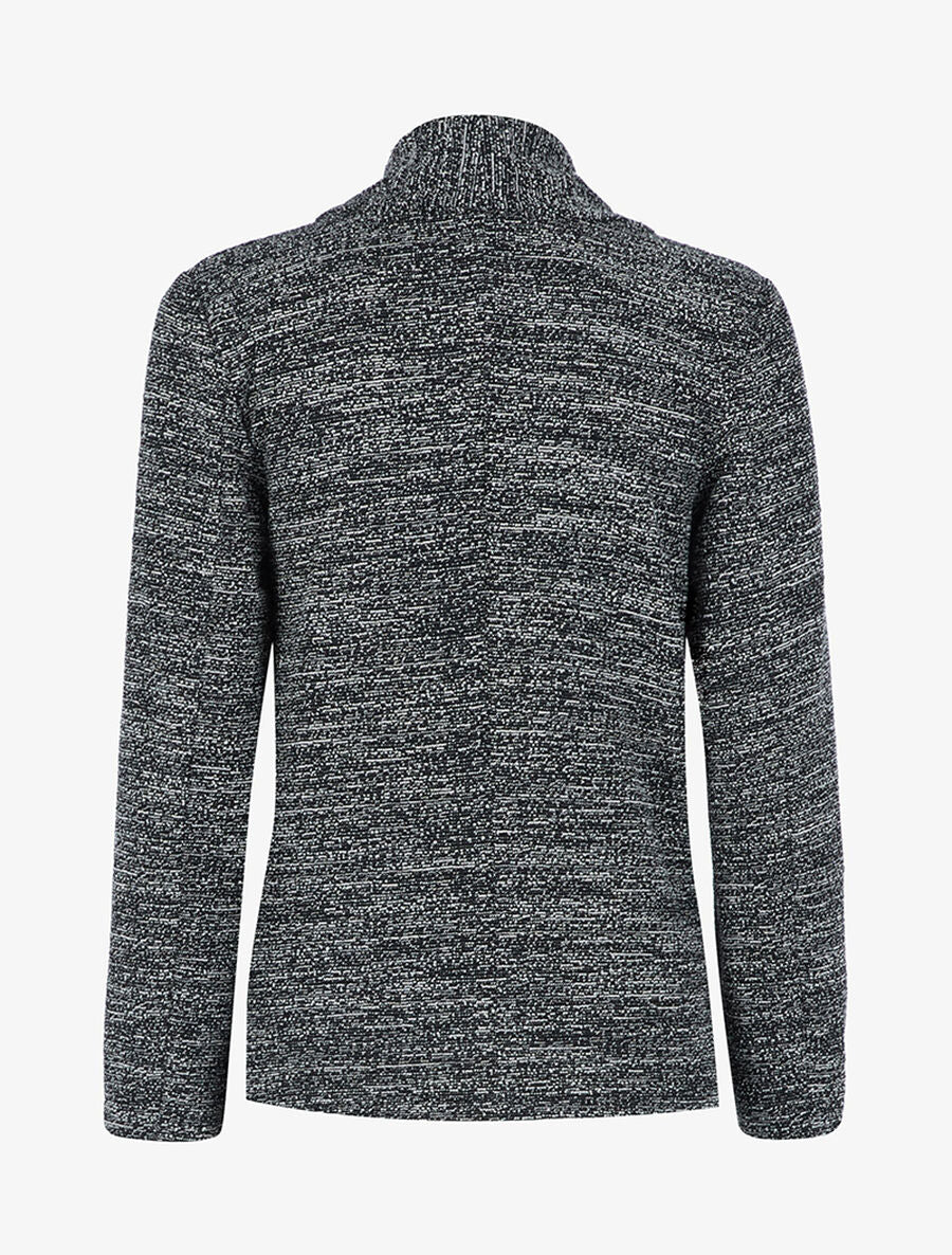 Veste effet texturé - Noir - 2