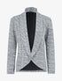 Veste effet texturé - Gris clair - 1