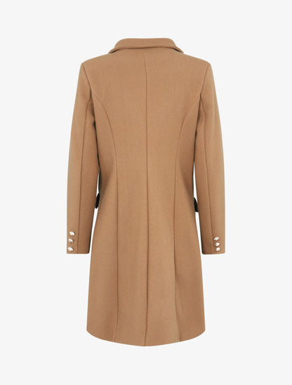 Caban à boutonnières - Camel - 2