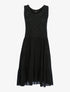 Robe à buste brodé - Noir - 1