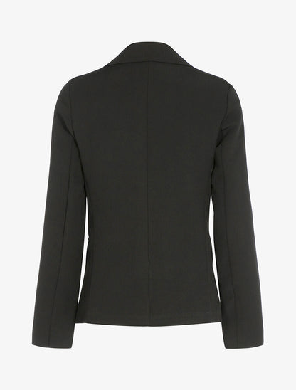 Veste fluide boutonnée - Noir - 2