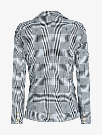 Veste à imprimé Prince de Galles - Noir/blanc - 2